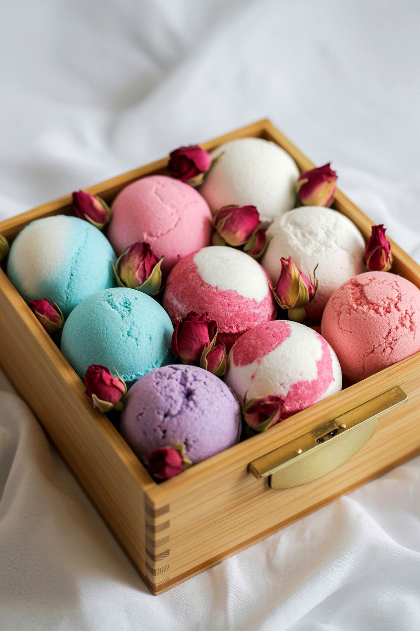Luxury Bath Bomb Set - 25 Unique Valentine's Day Gifts for Women
