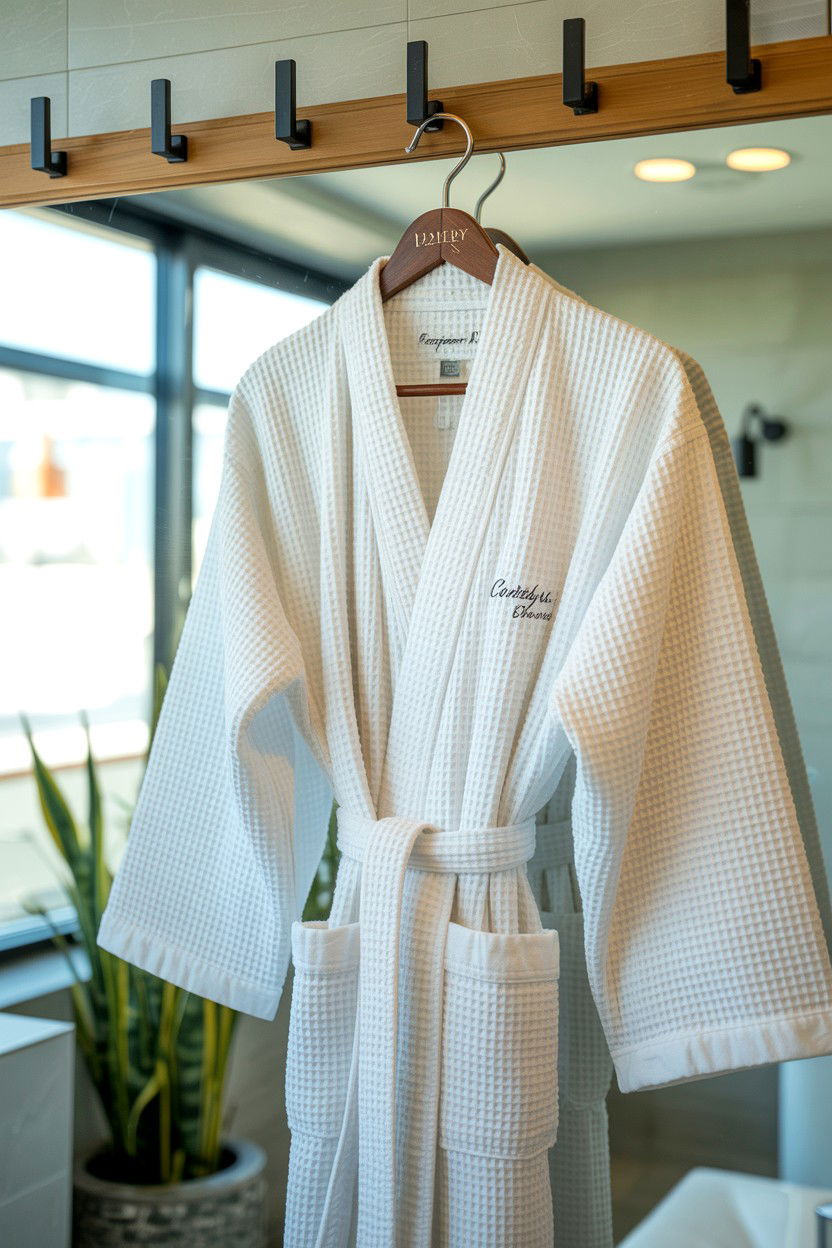Luxury Cotton Bathrobe - 25 Spa Valentine's Day Gifts for Her