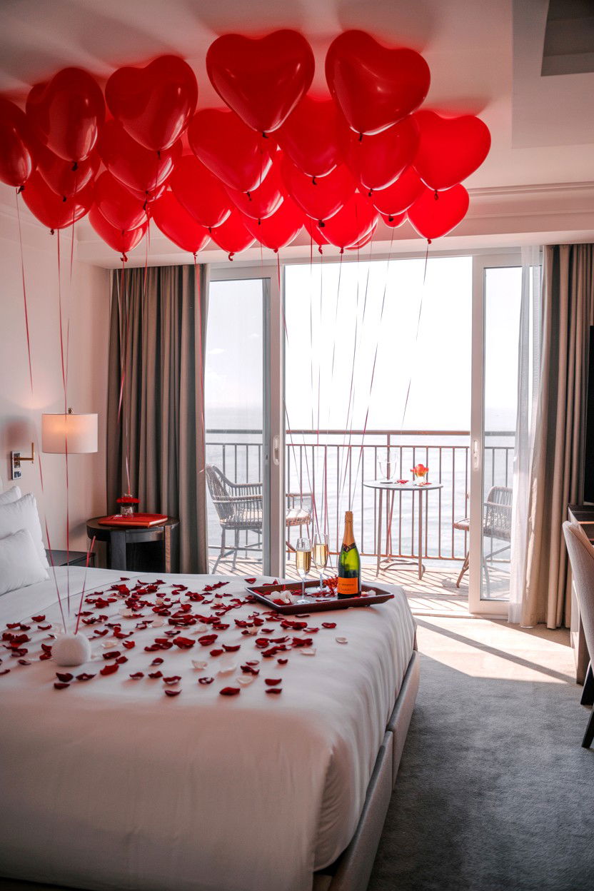 Luxury Hotel Suite - 25 Valentine's Day Proposal Ideas