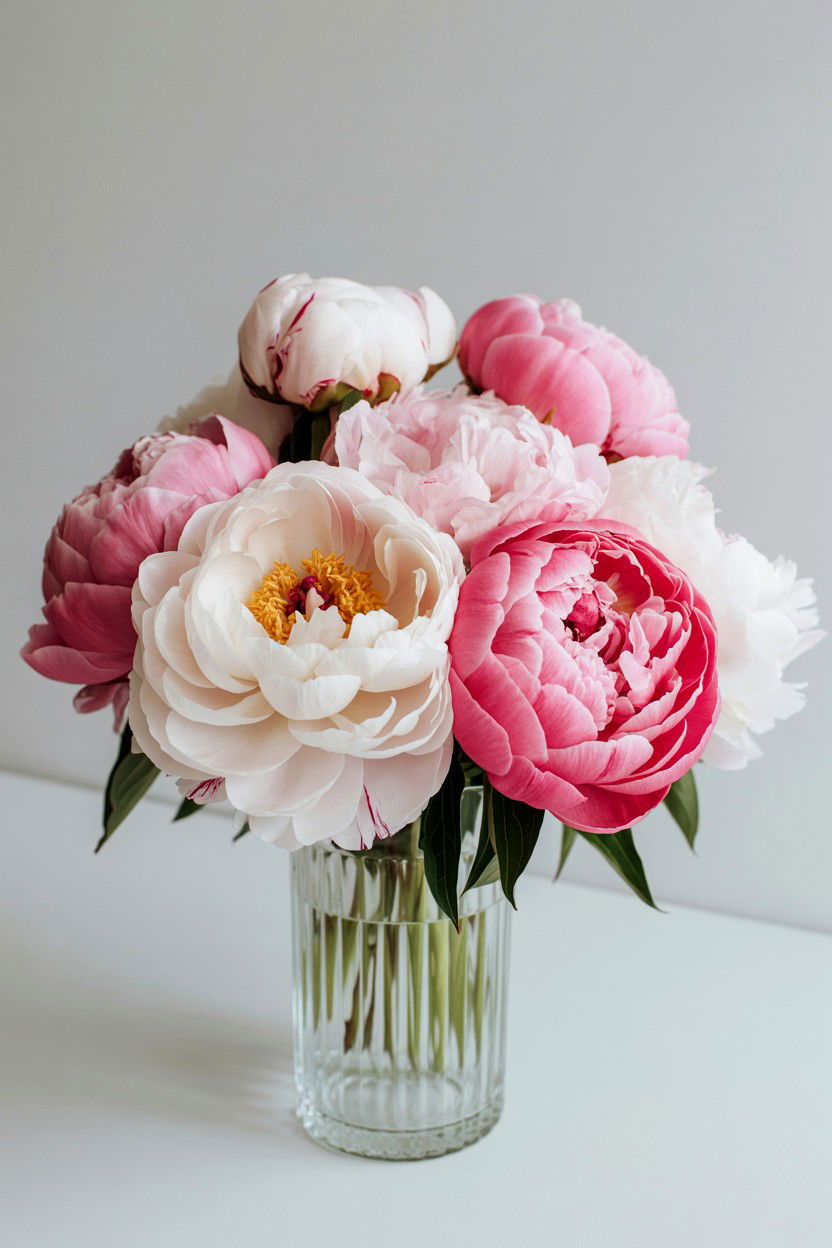 Luxury Peony Bouquet - 25 Valentine's Day Flower Delivery Ideas