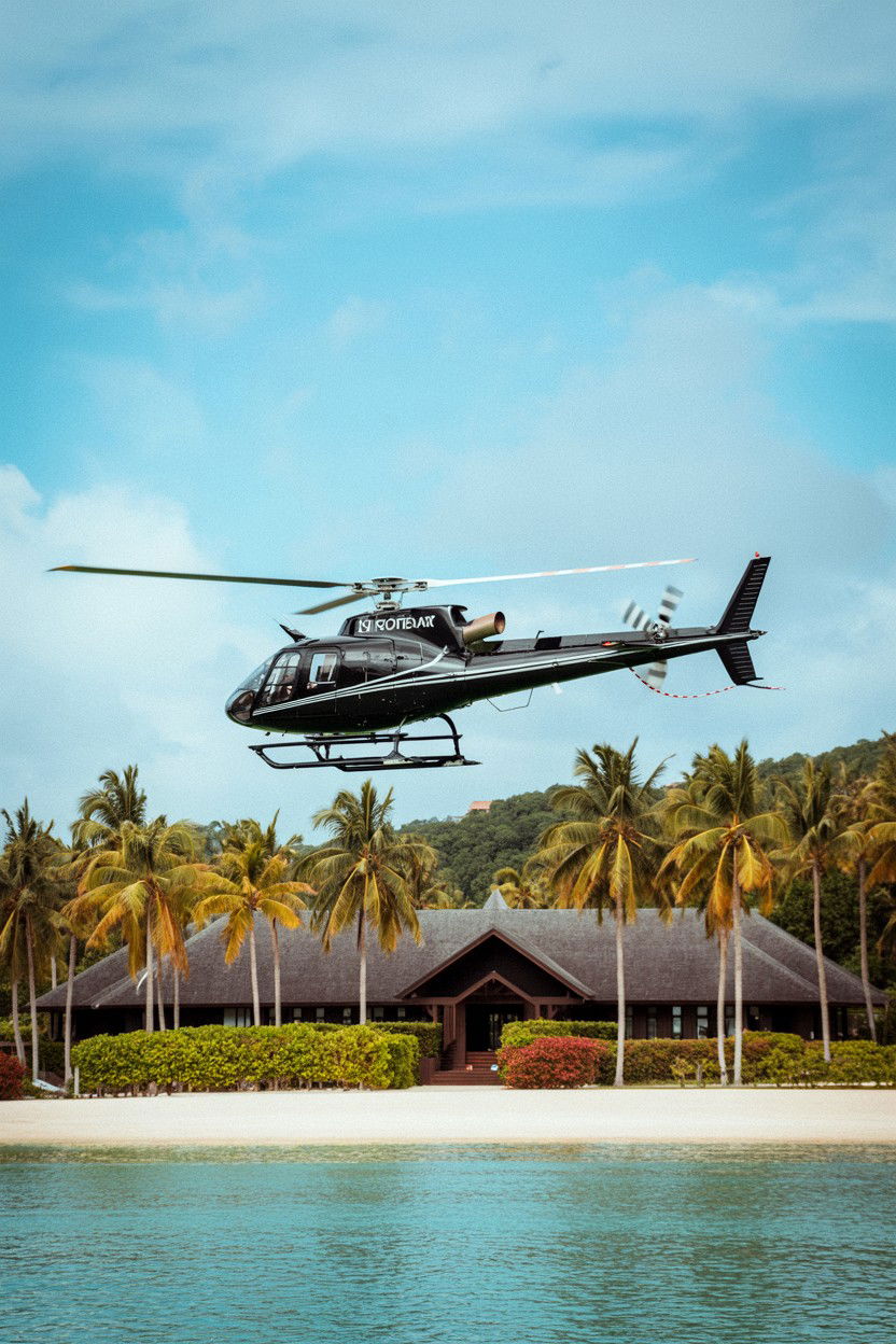 Luxury Resort Transfer - 25 Valentine's Day Helicopter Tour Ideas