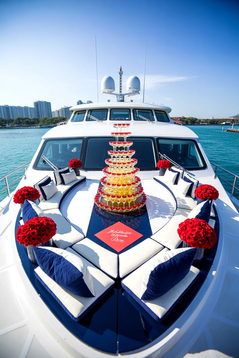 Luxury Yacht - 25 Valentine's Day Wedding Venue Ideas