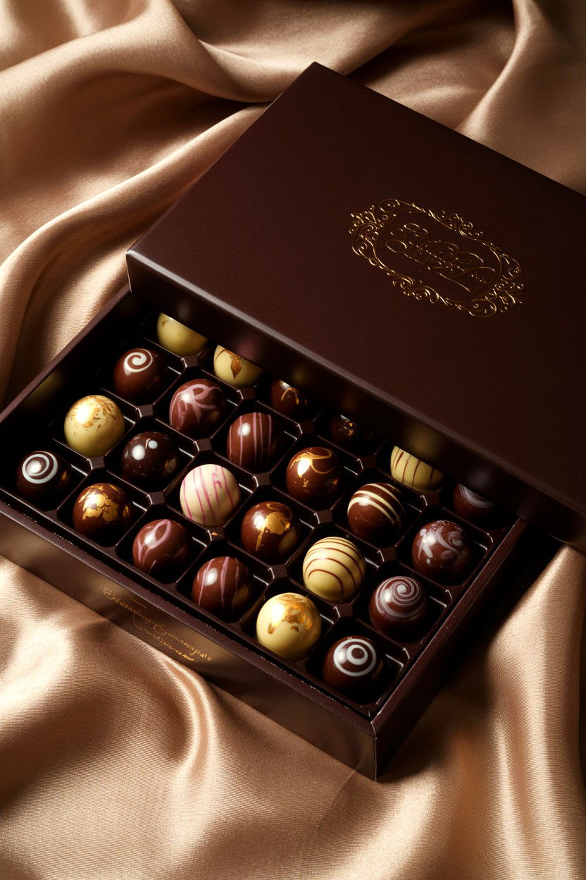 Luxury chocolate box - 25 Flower Alternatives for Valentine's Day