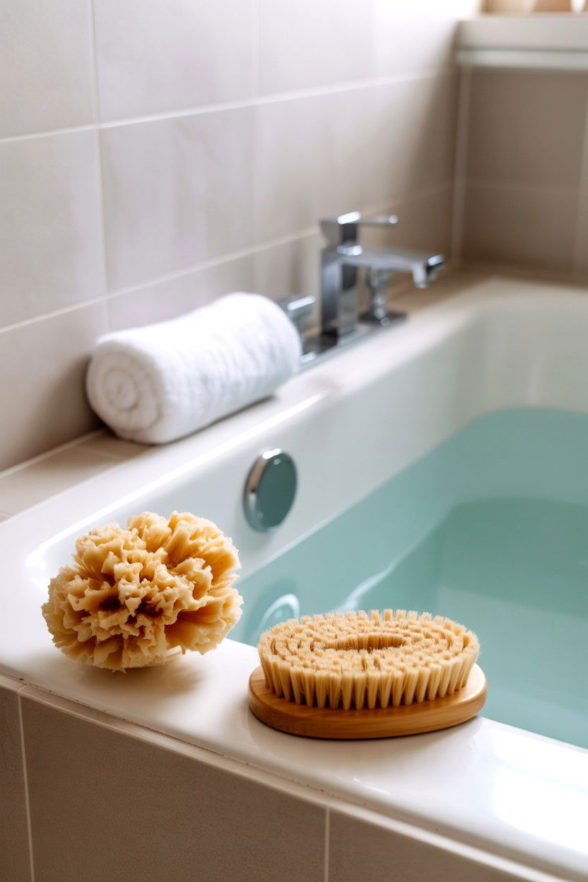 Luxury spa bath at home - 25 Valentine's Day Candle Lit Bath Ideas