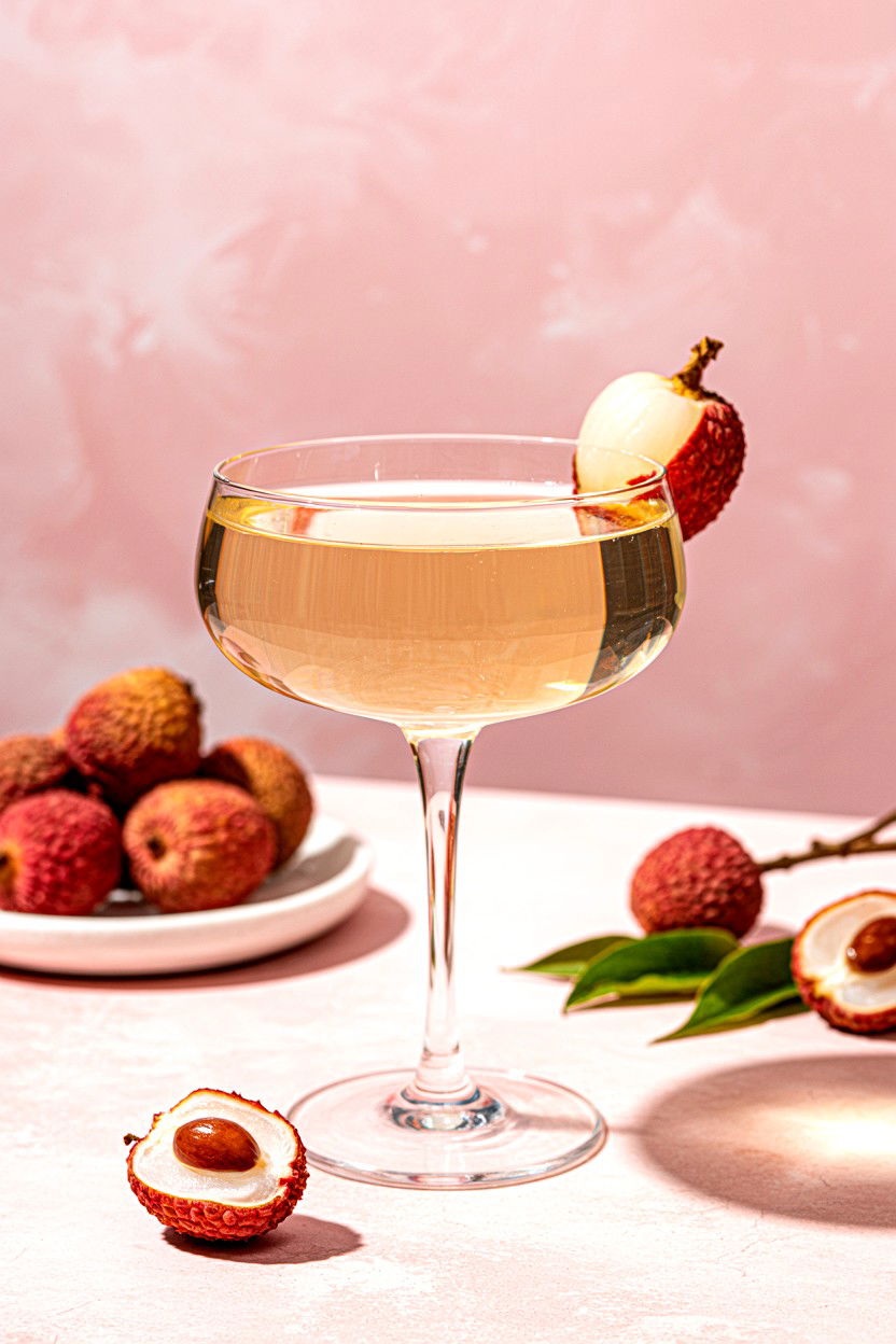 Lychee Champagne - 25 Valentine's Day Champagne Cocktails