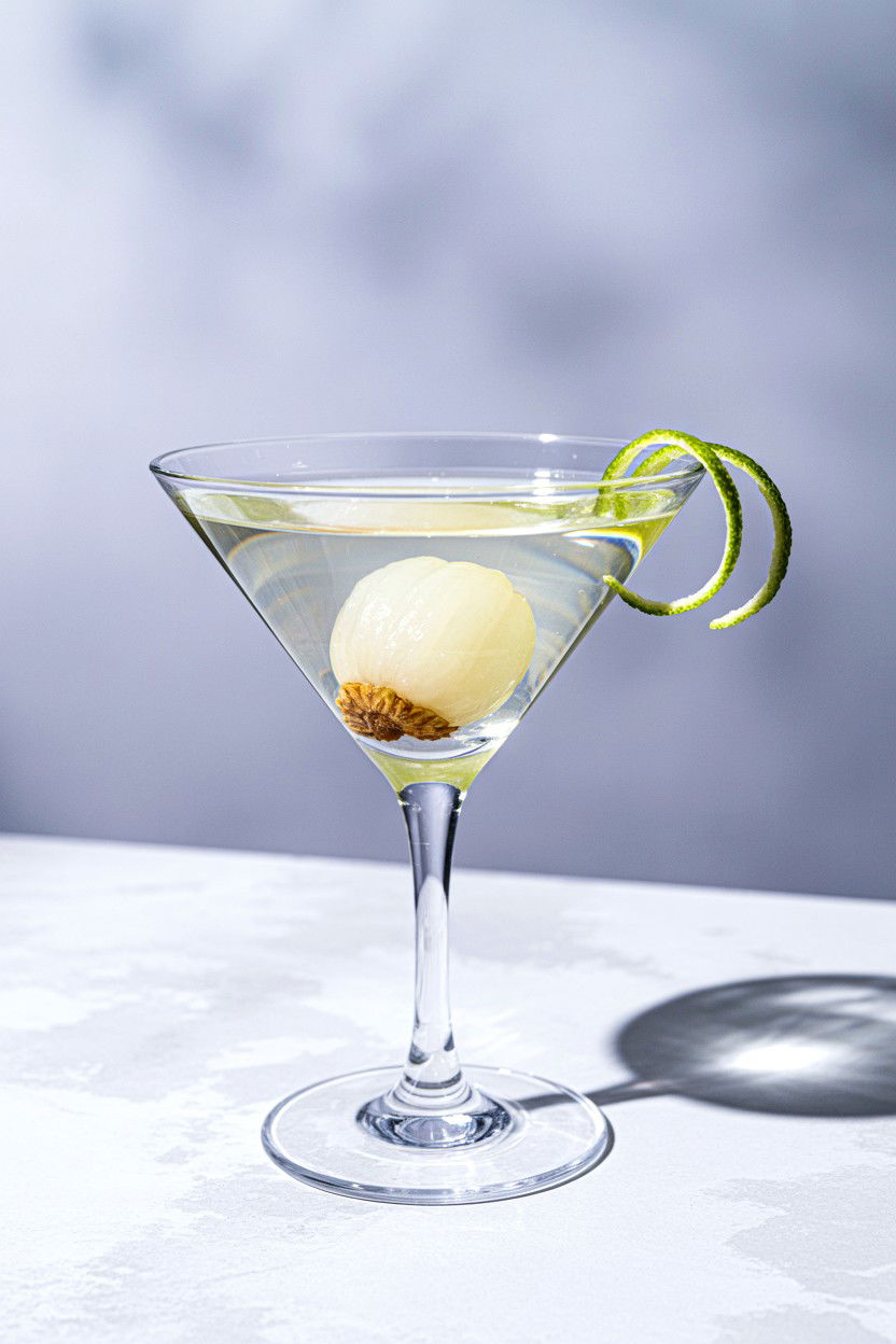 Lychee Mocktail - 25 Valentine's Day Mocktail Ideas