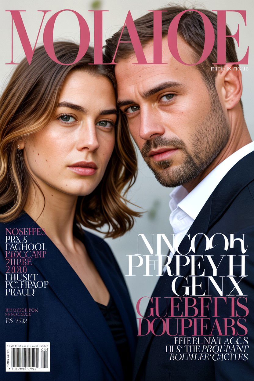 Magazine cover template - 25 Valentine's Day Photo Editing Ideas