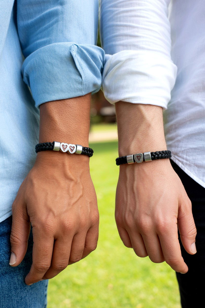Magnetic Bracelets For Couples - 25 Valentine's Day Matching Jewelry Ideas