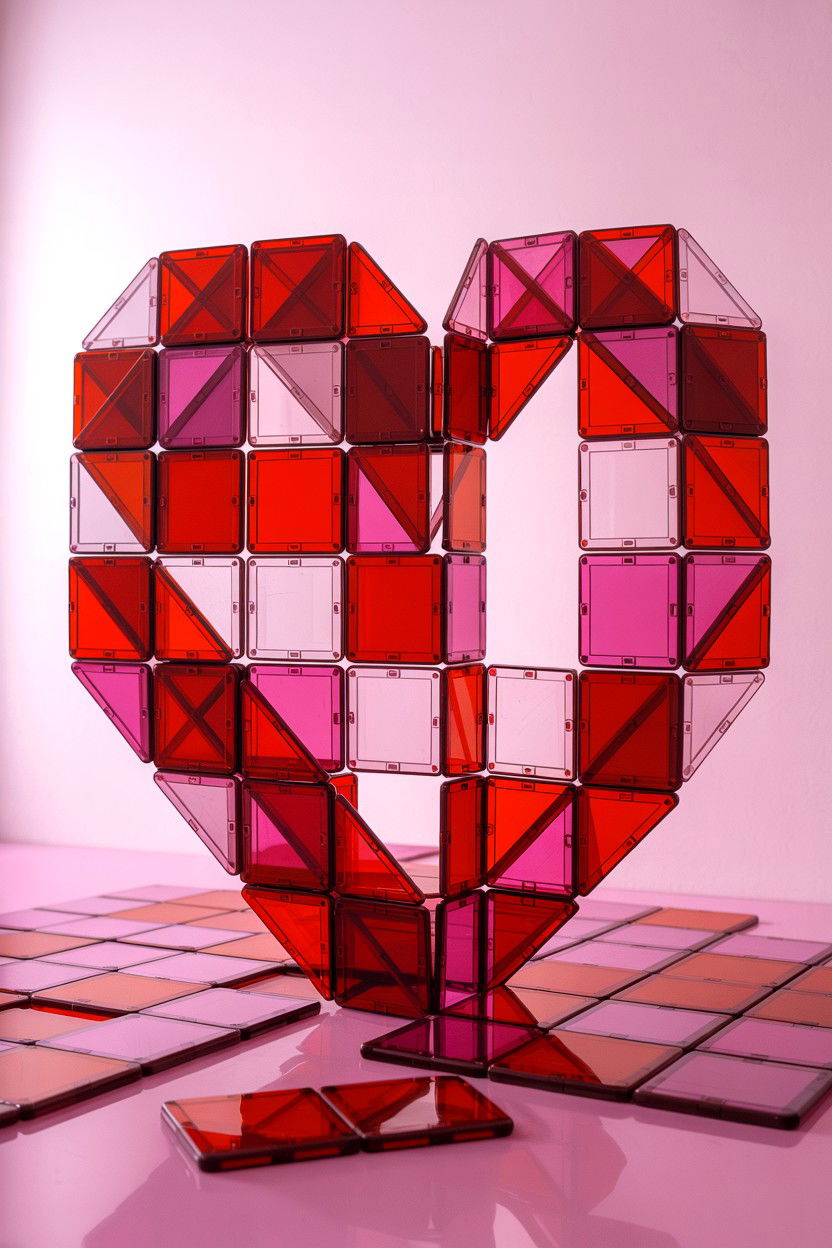 Magnetic building tiles - 25 Valentine's Day Gifts for Kids
