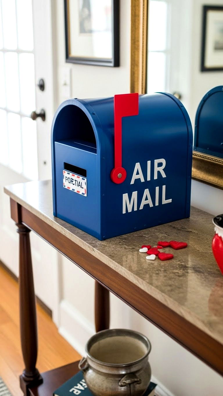Mailbox Valentine Box - 25 valentine's day box ideas