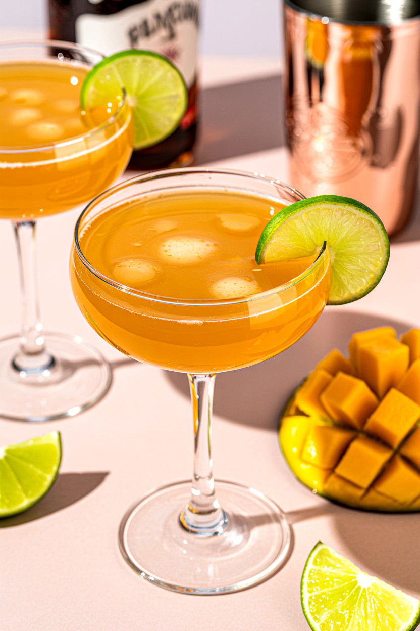 Mango Rum Daiquiri - 25 Valentine's Day Rum Cocktails