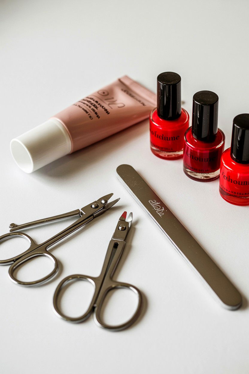 Manicure Pedicure Set - 25 Valentine's Day Pamper Gift Basket Ideas