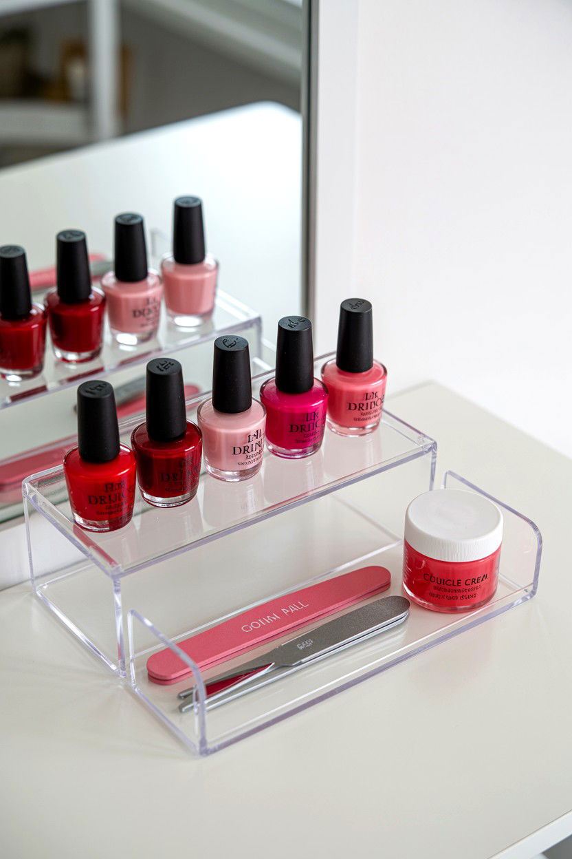 Manicure and pedicure set - 25 Valentine's Day Relaxation Gift Basket Ideas