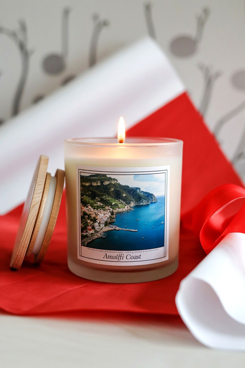 Map Candle - 25 Valentine's Day Map Gift Ideas