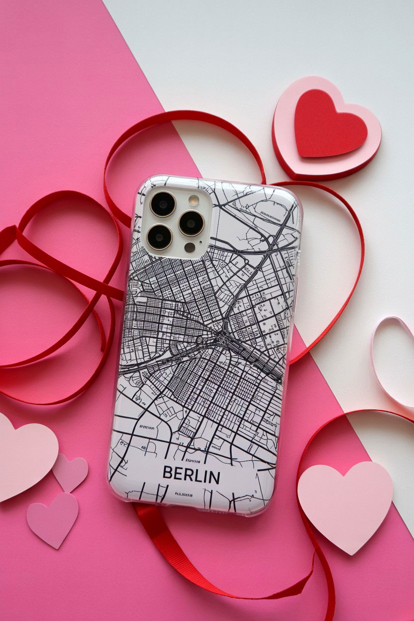 Map Phone Case - 25 Valentine's Day Map Gift Ideas