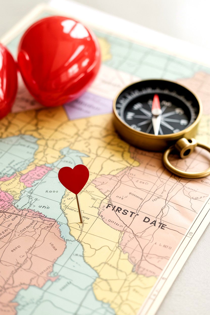 Map of first date - 25 Valentine's Day Time Capsule Ideas
