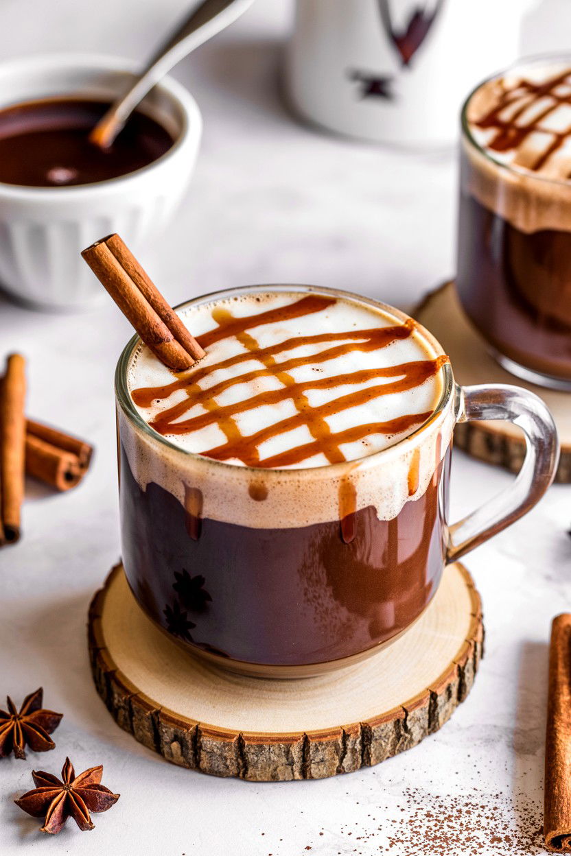 Maple Cinnamon Hot Chocolate - 25 Valentine's Day Hot Chocolate Recipes