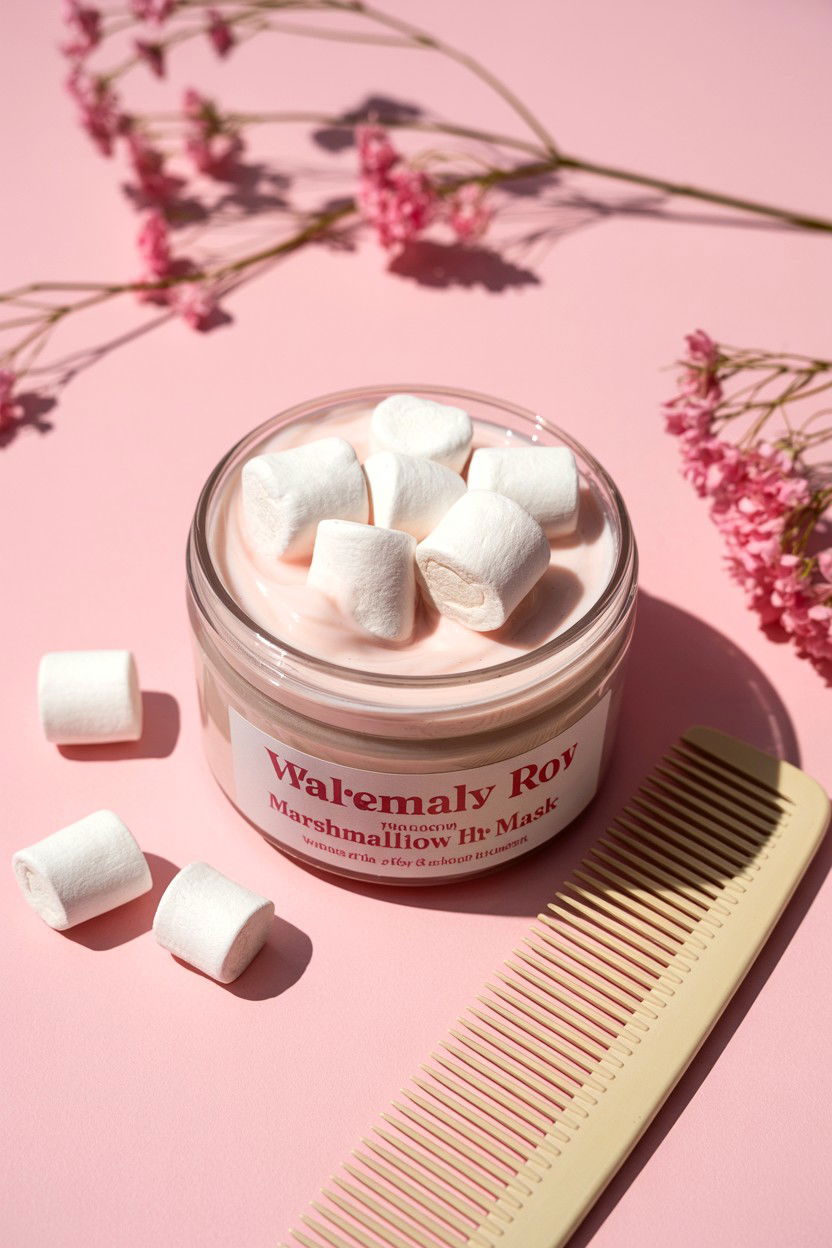 Marshmallow Root Hair Mask - 25 Valentine's Day Hair Mask Ideas