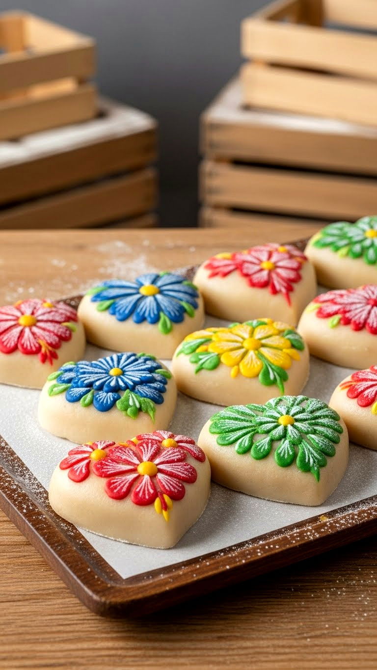 Marzipan hearts - 25 valentine's day heart candy