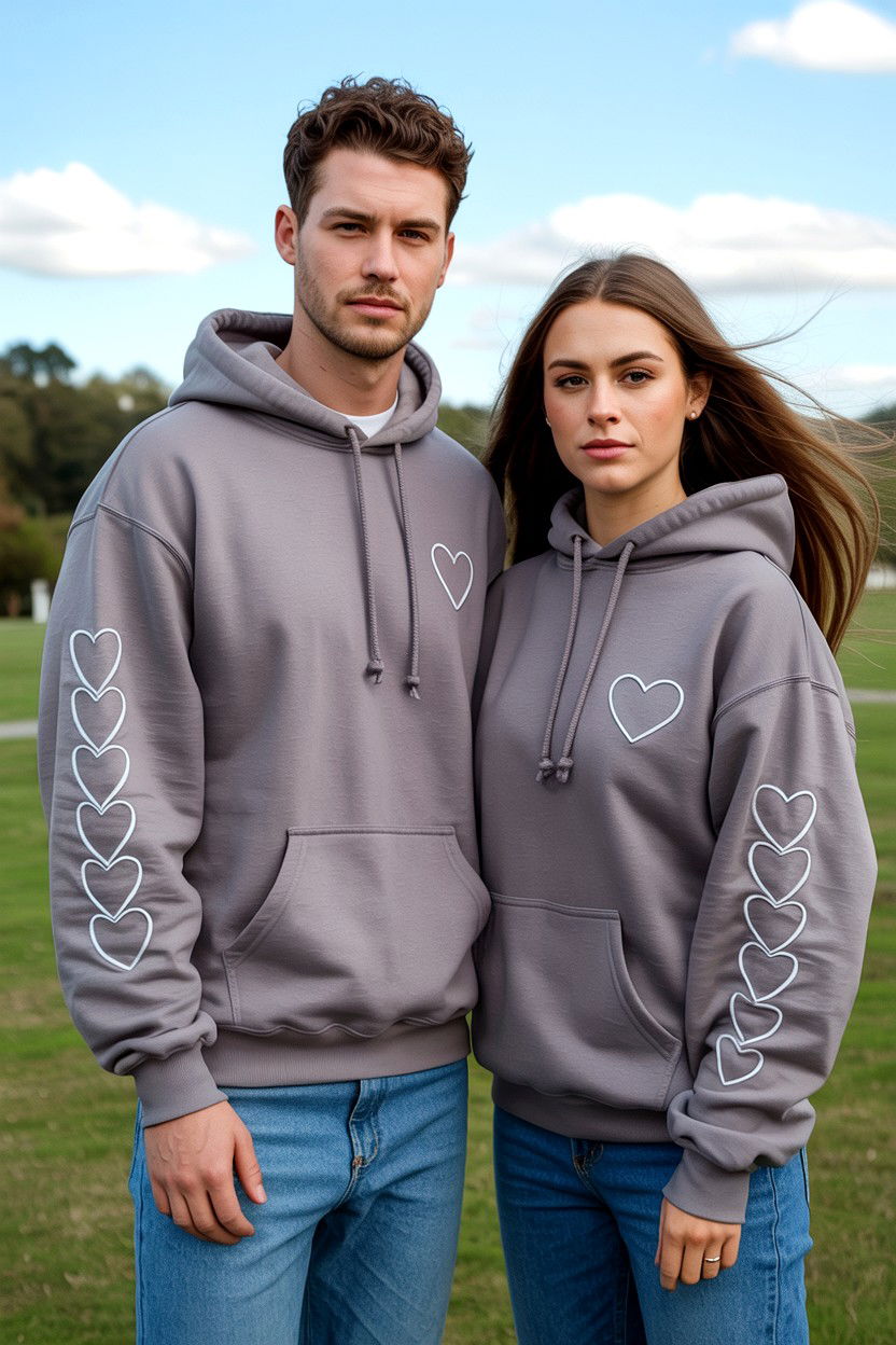Matching Couple Hoodies - 25 Valentine's Day Gifts for Long Distance Partner