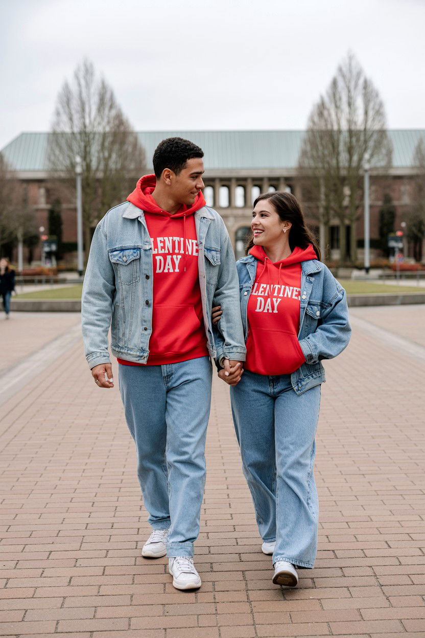 Matching Couple Outfits - 25 Valentine's Day Ideas for College Students