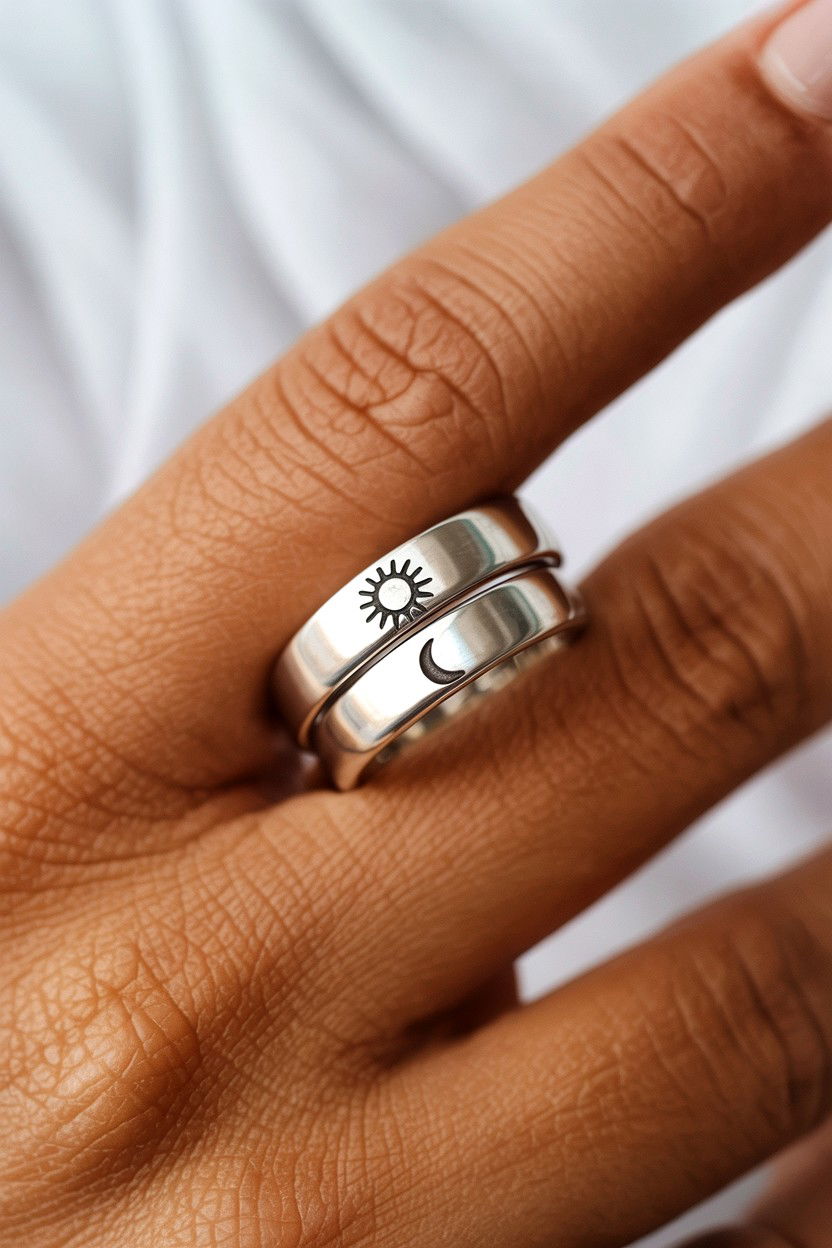 Matching Rings - 25 Valentine's Day Promise Ring Ideas