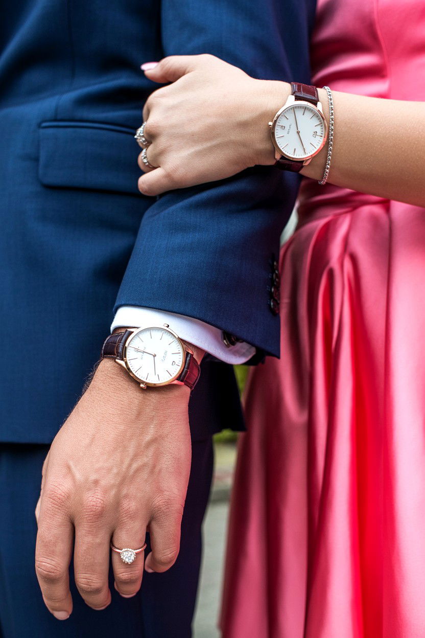 Matching Watch Sets - 25 Valentine's Day Matching Jewelry Ideas