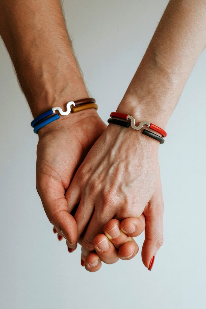 Matching couple bracelet - 25 Long Distance Valentine's Day Delivery Ideas