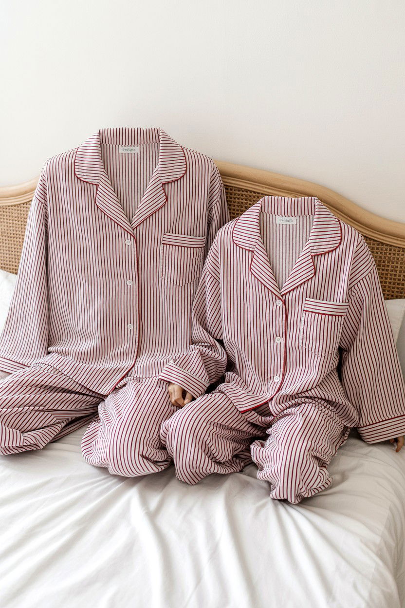Matching pajama sets - 25 Valentine's Day Morning Surprise Ideas