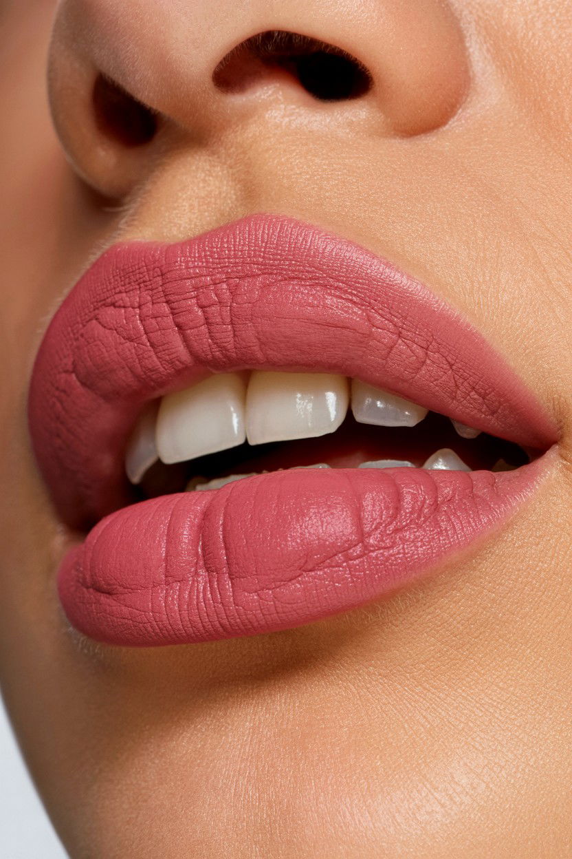 Matte Pink Lips - 25 Pink Valentine's Day Makeup Looks