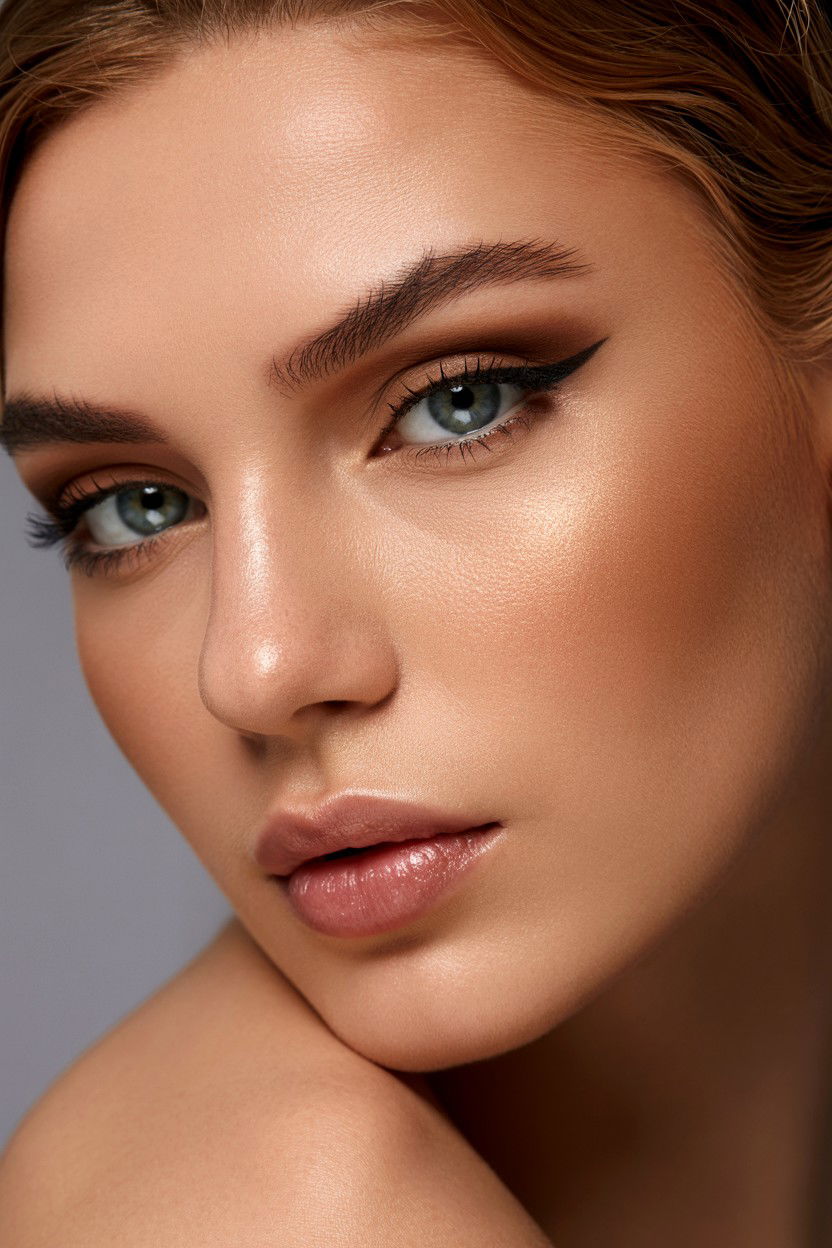 Matte Sculpted Face - 25 Valentine's Day Bronzer Looks