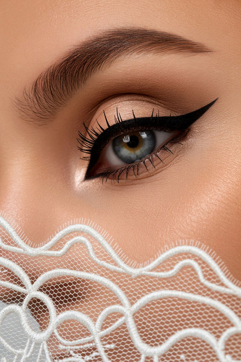 Matte Smokey Wing - 25 Matte Valentine's Day Makeup Ideas