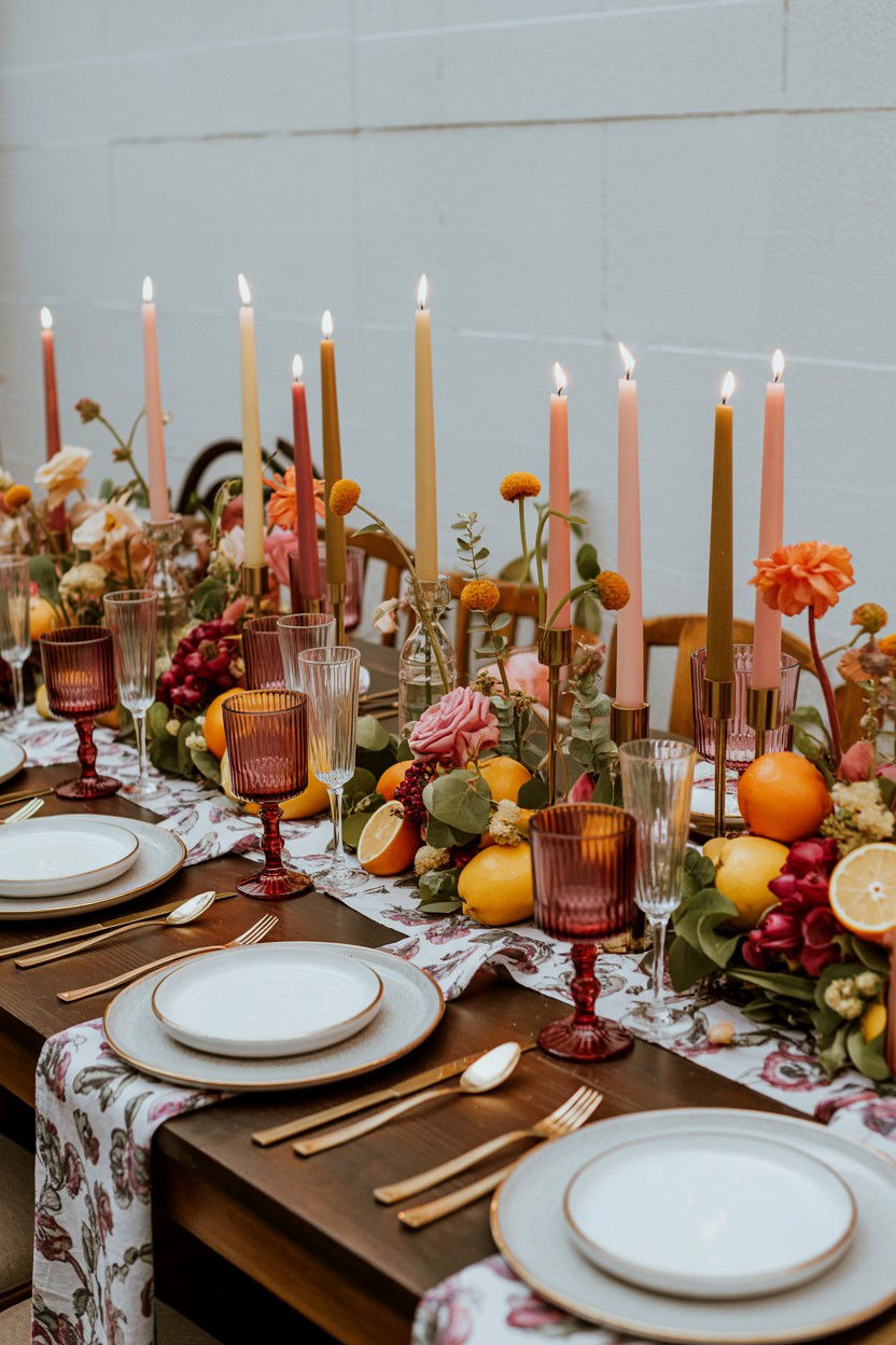 Maximalist Tablescape - 25 Valentine's Day 2025 Trend Ideas