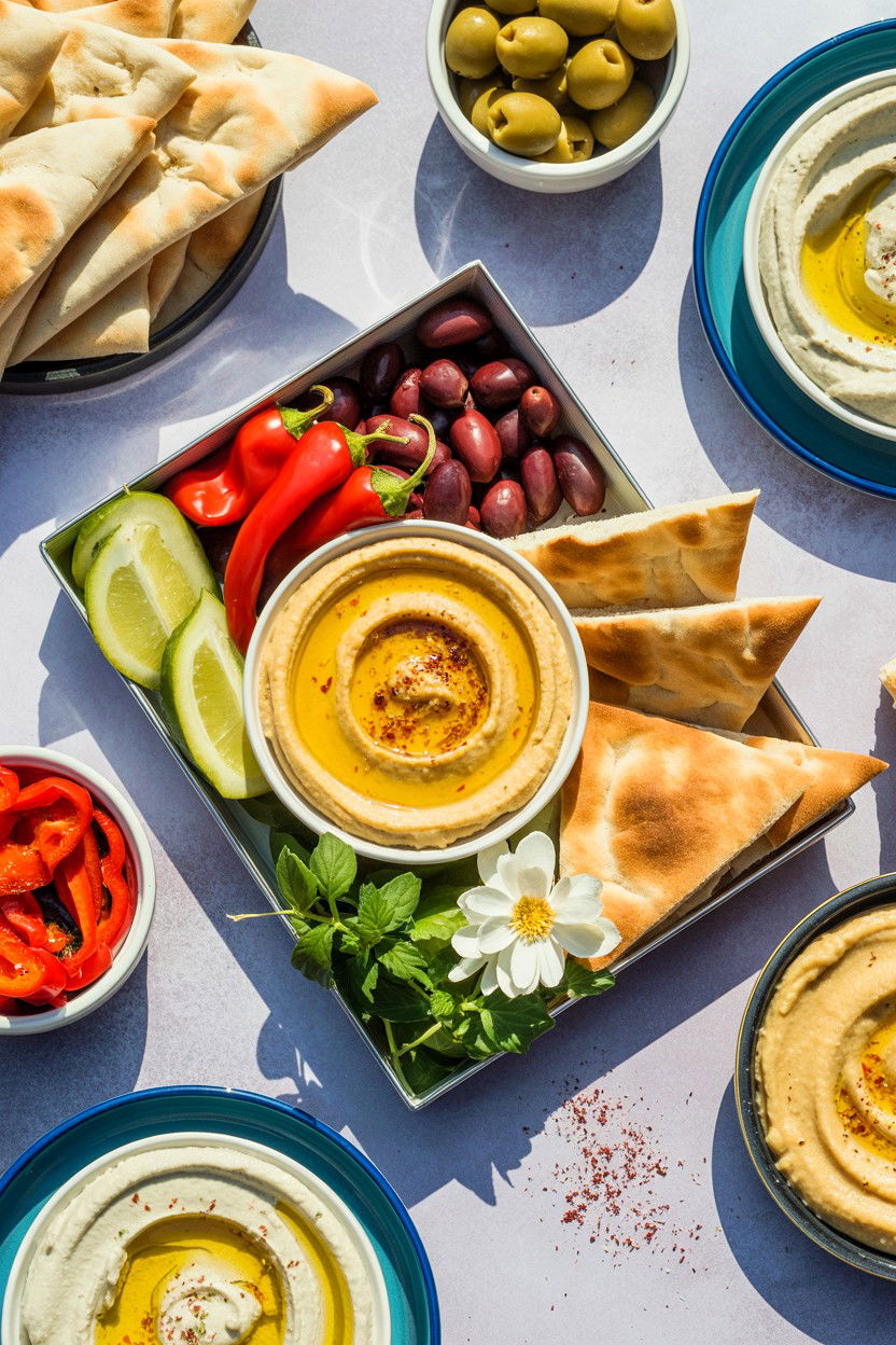 Mediterranean Mezze Box - 25 Valentine's Day Gourmet Gift Basket Ideas