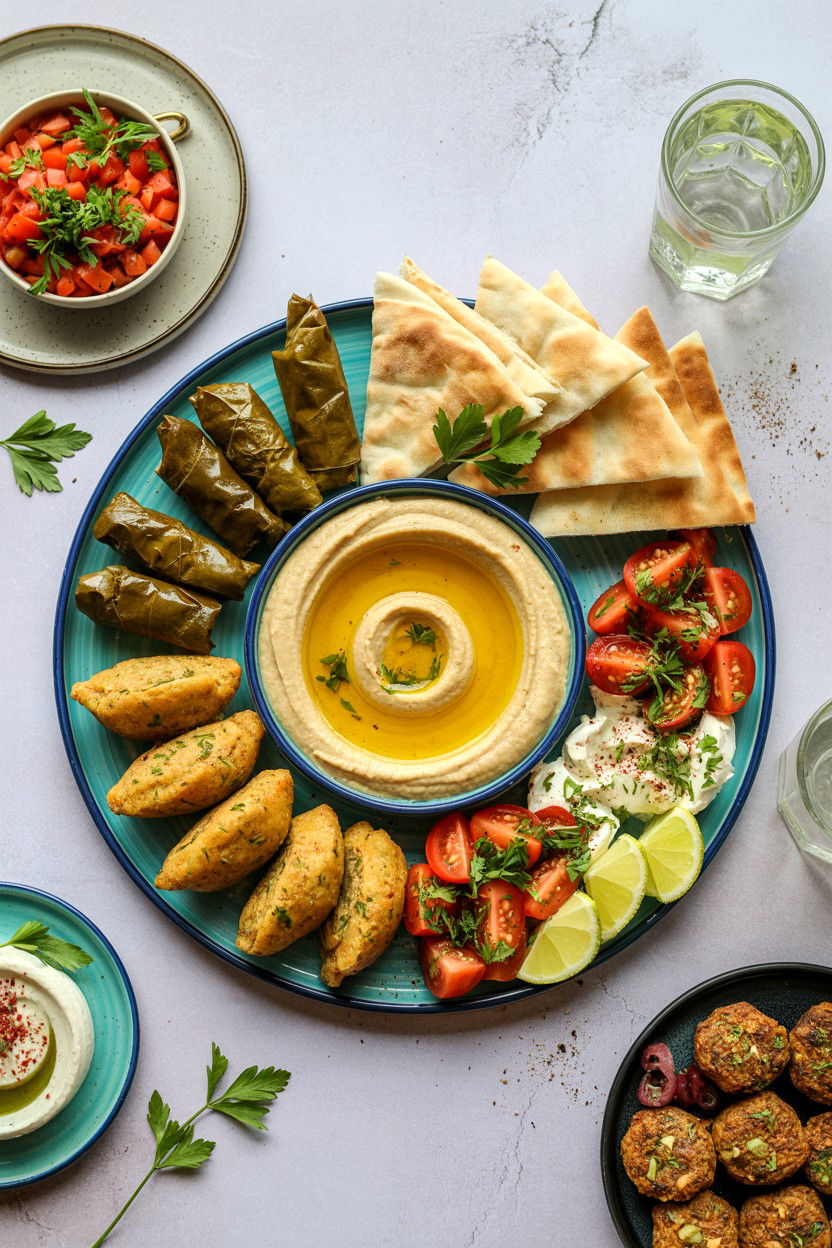 Mediterranean mezze platter - 25 Long Distance Valentine's Day Dinner Ideas