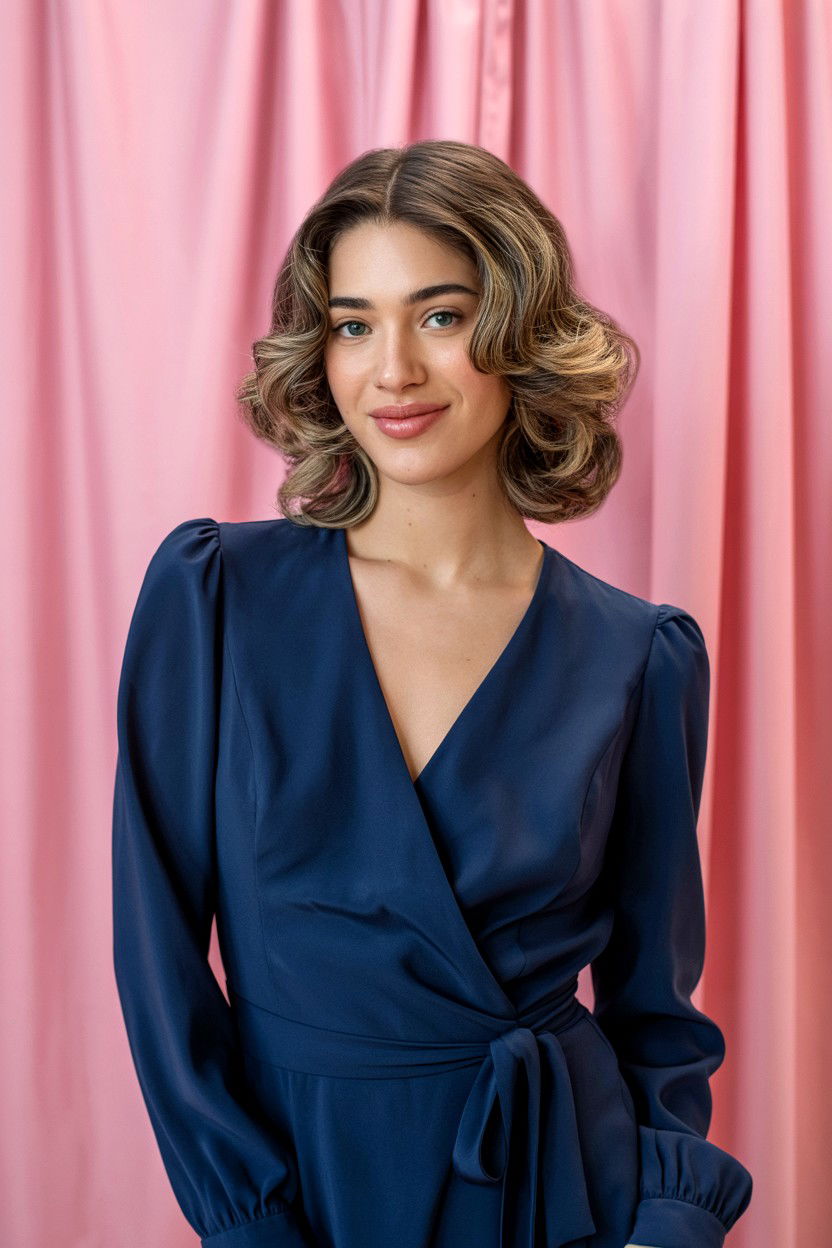 Medium Length Waves - 25 Valentine's Day Soft Waves Ideas