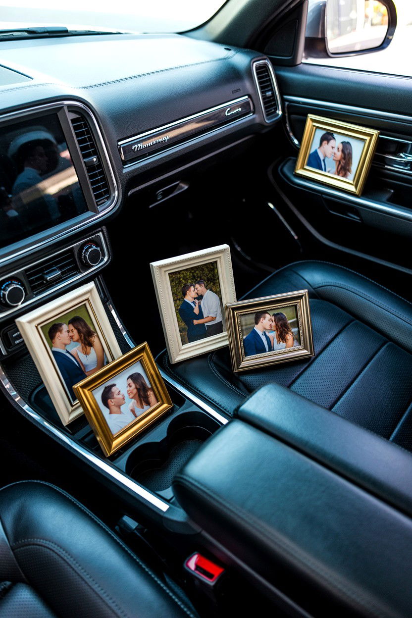 Memory Lane Car Photos - 25 Valentine's Day Car Surprise Ideas