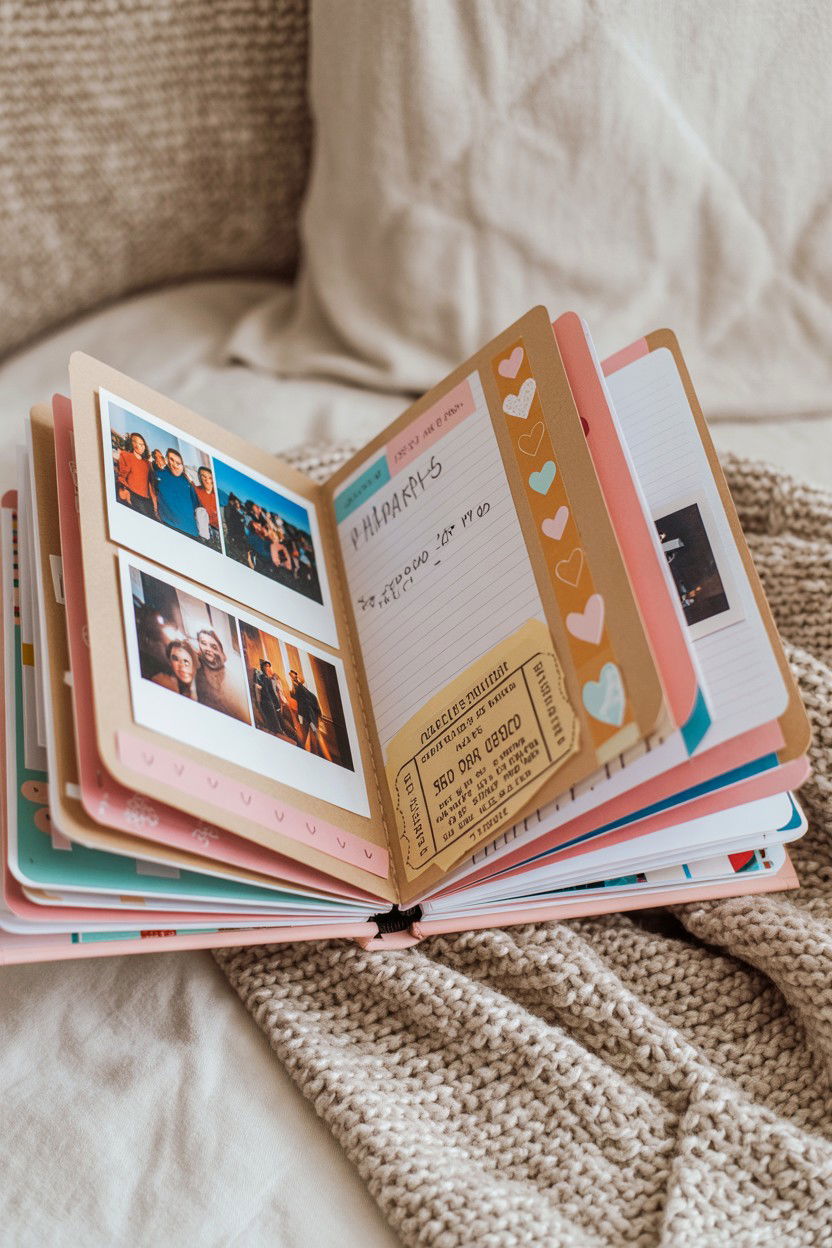 Memory Scrapbook Album - 25 Thrifty Valentine's Day Ideas