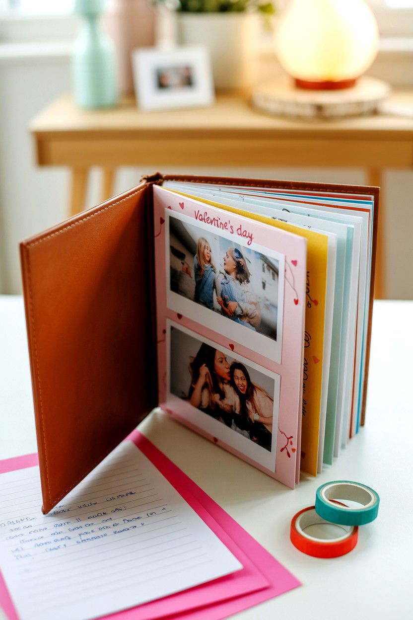 Memory Scrapbook - 25 Cheap Valentine's Day Romantic Ideas