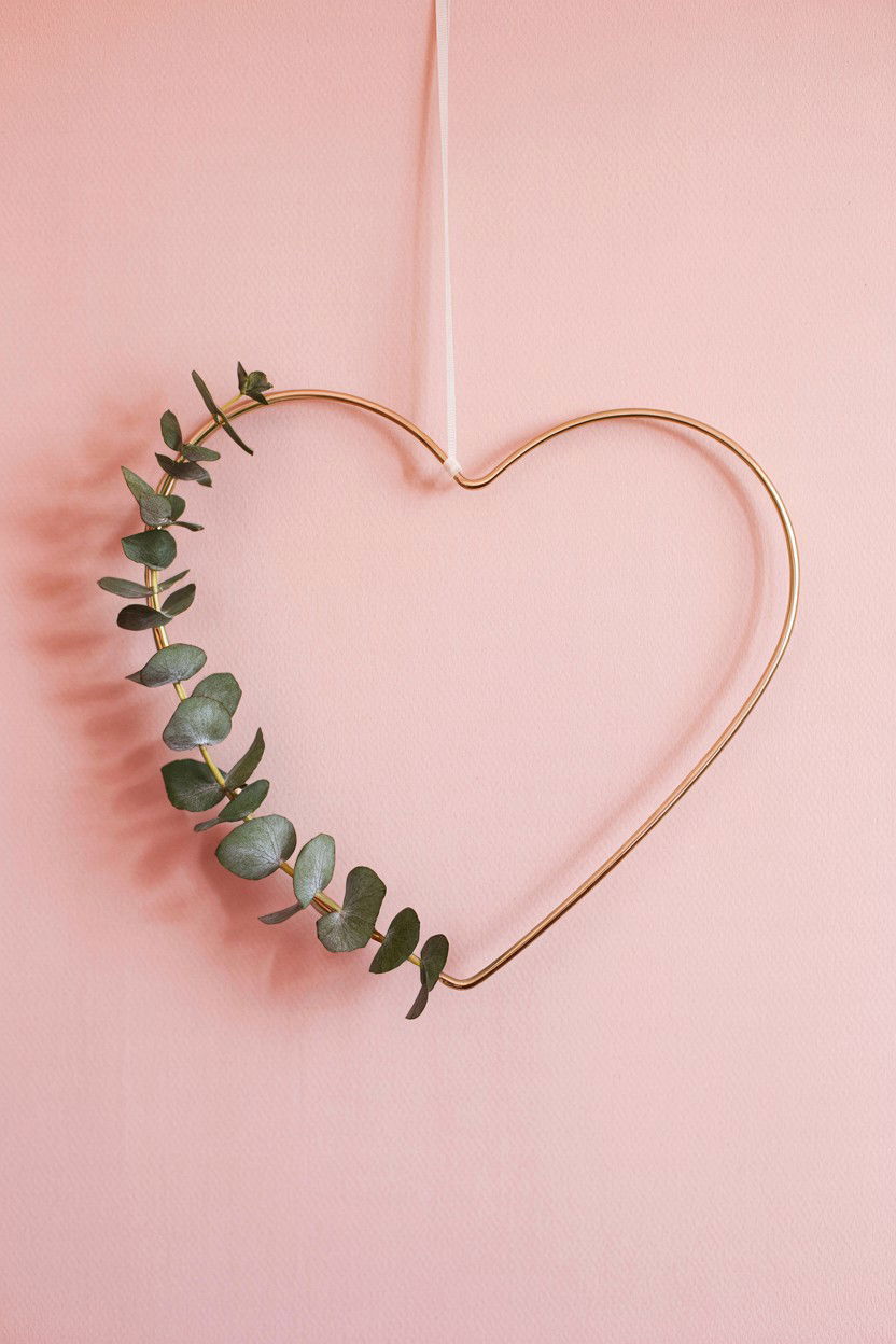 Metal Wire Heart - 25 Heart Shaped Wreath Ideas