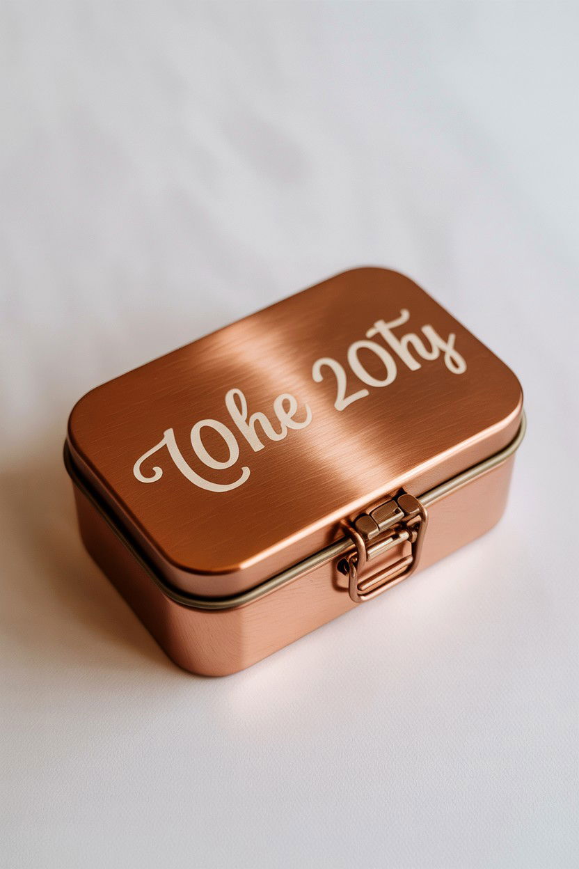 Metal keepsake tin - 25 Valentine's Day Memory Box Ideas