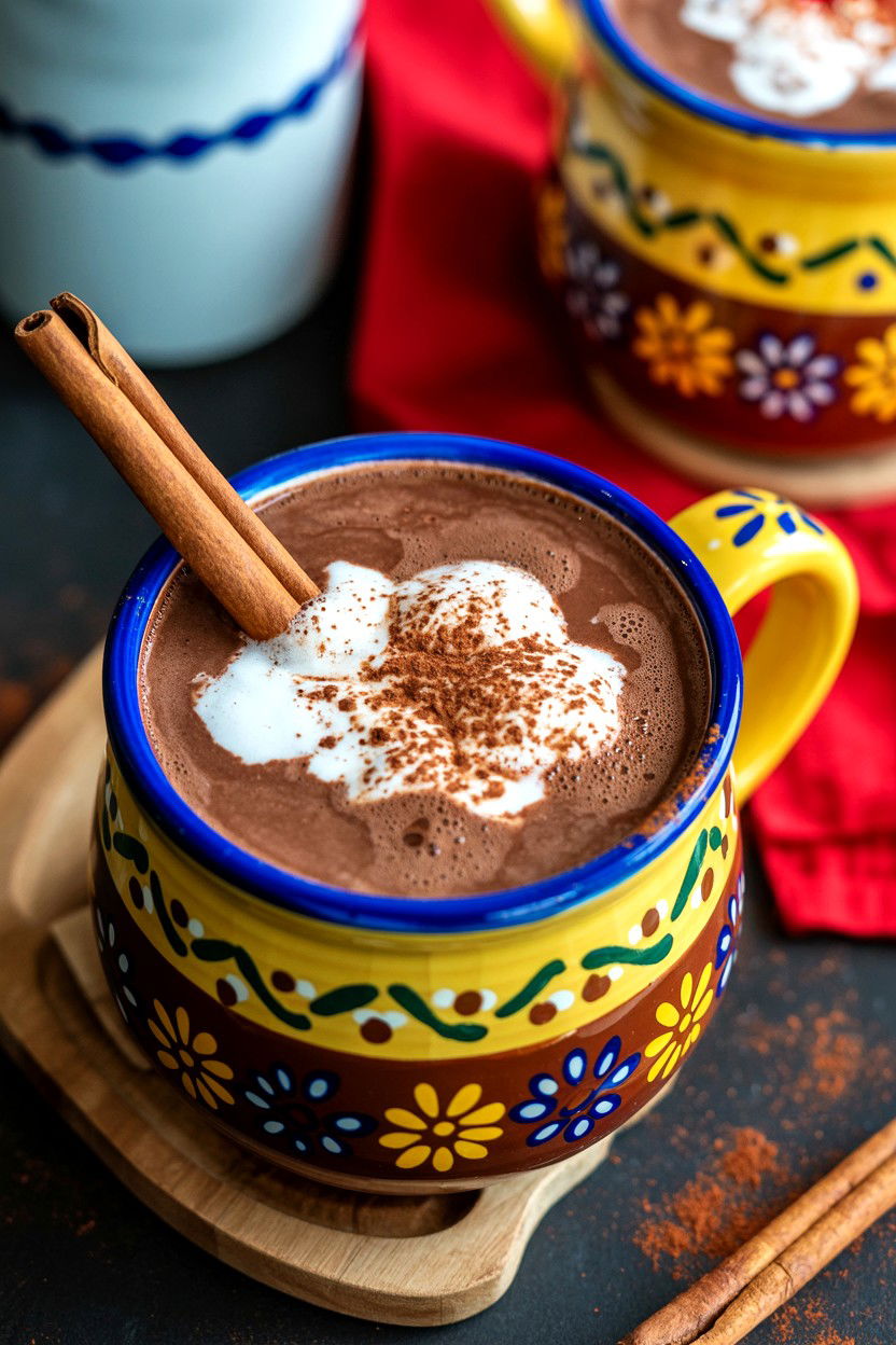 Mexican Hot Chocolate - 25 Valentine's Day Hot Chocolate Recipes