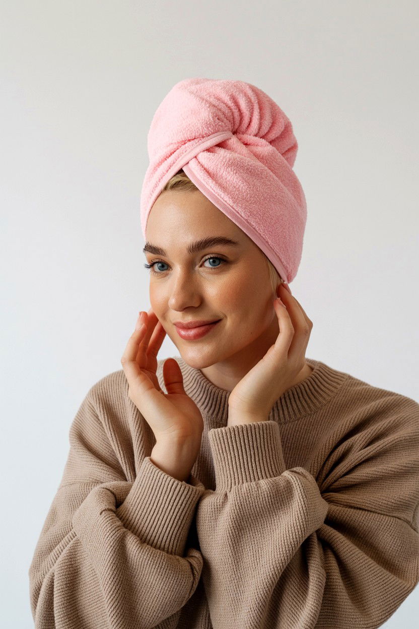 Microfiber Hair Towel - 25 Hair Care Valentine's Day Gifts for Her