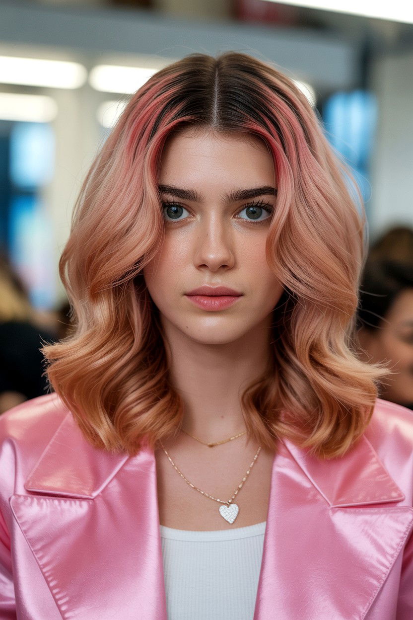 Middle Part Blowout - 25 Valentine's Day Blowout Ideas