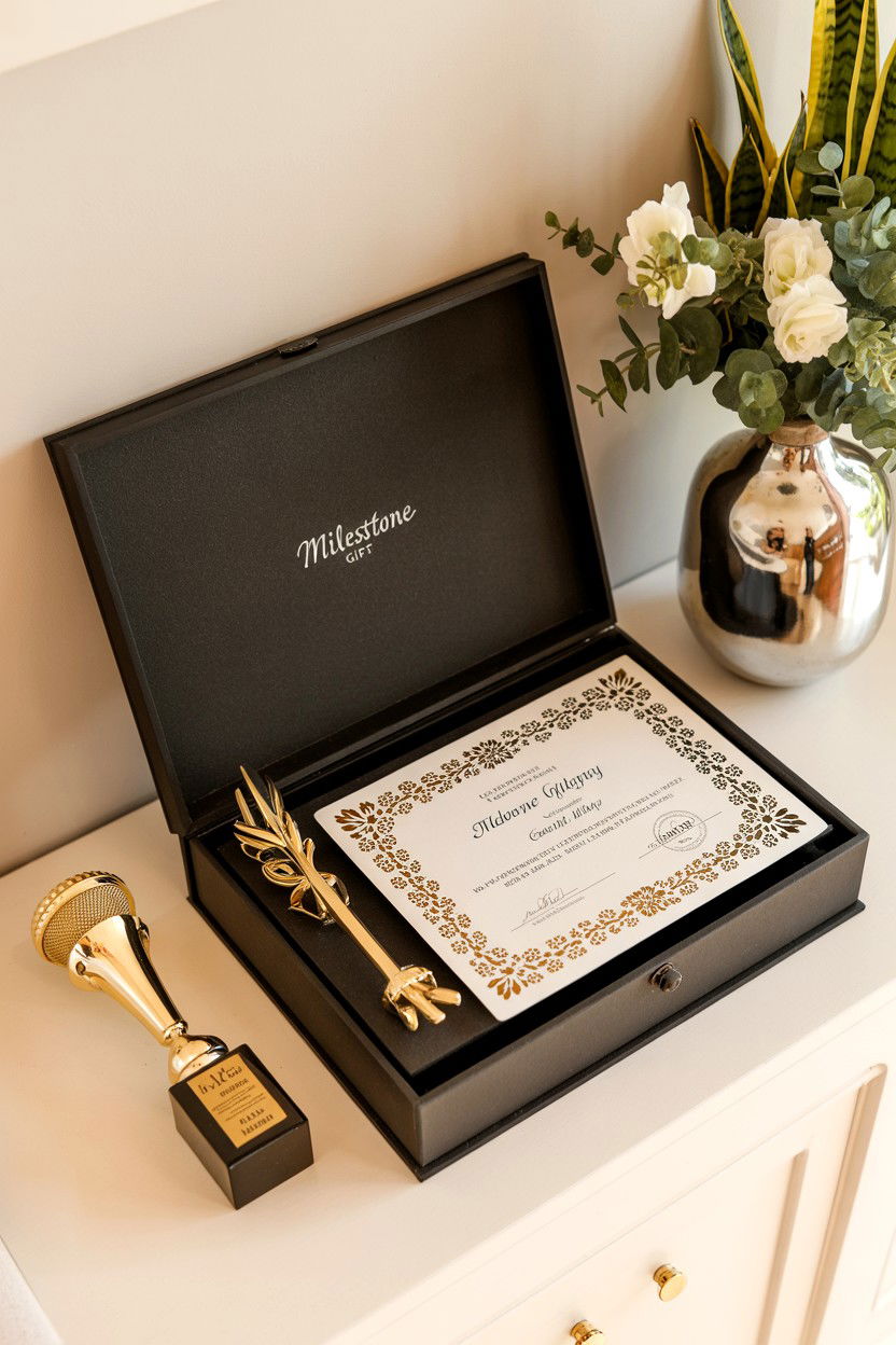 Milestone gift box - 25 Valentine's Day Memory Box Ideas