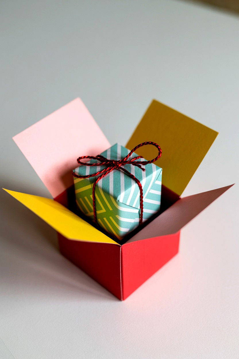 Mini Gift Explosion Box - 25 Valentine's Day Explosion Box Ideas