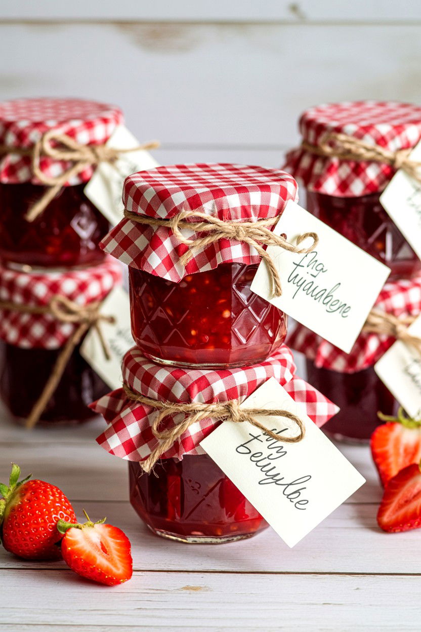 Mini Jam Jars - 25 Valentine's Day Wedding Favor Ideas