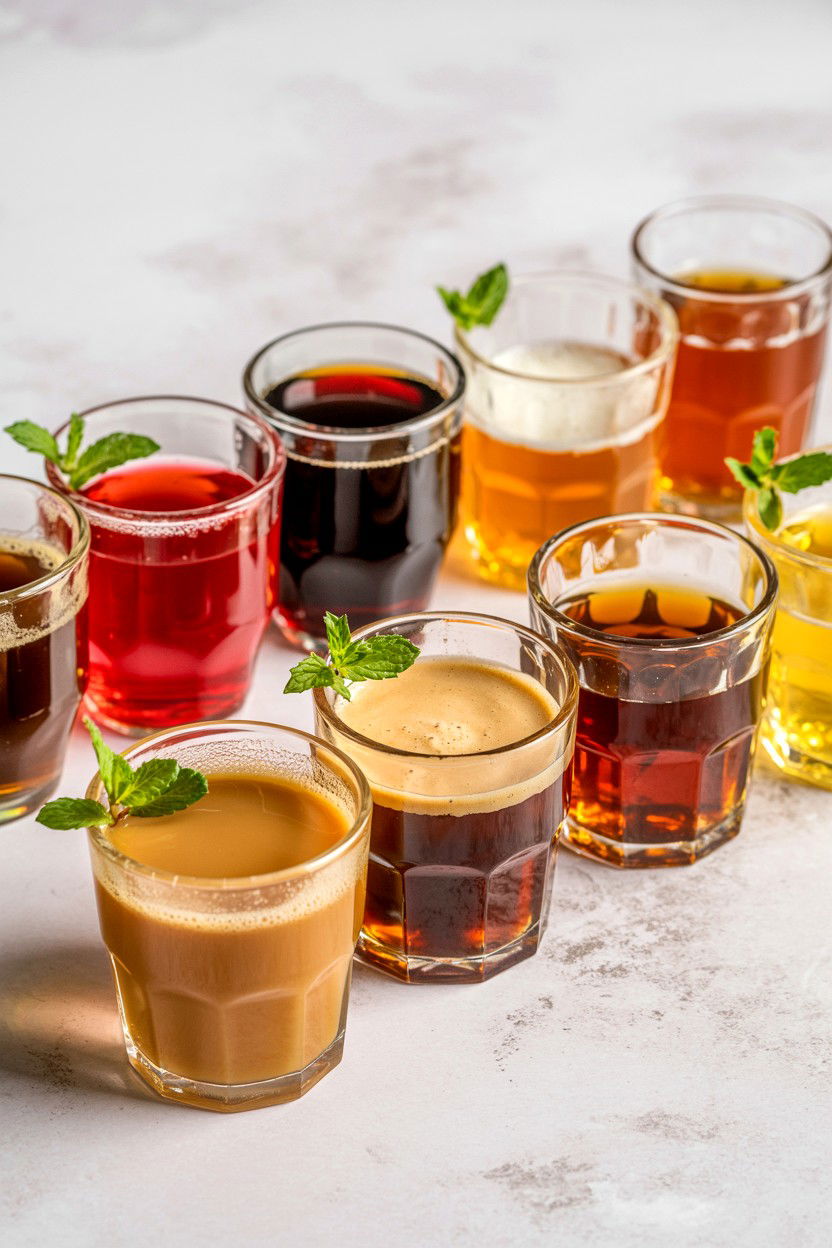 Miniature flavored coffee syrups - 25 Valentine's Day Coffee Gift Basket Ideas