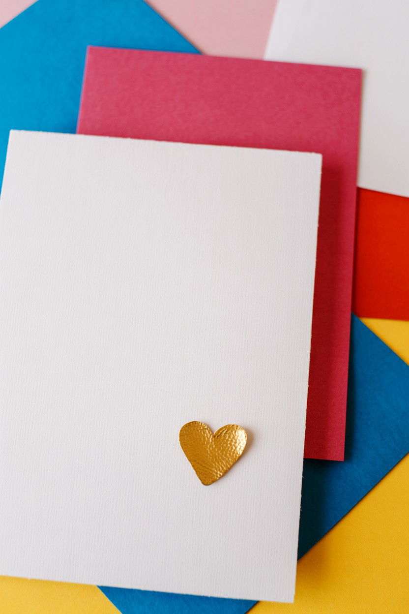 Minimalist Heart Card - 25 Valentine's Day Card Ideas for Wife