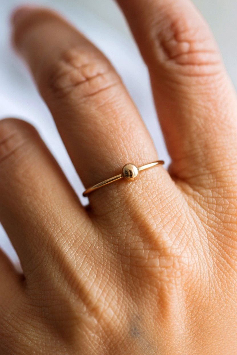 Minimalist Ring - 25 Valentine's Day Promise Ring Ideas